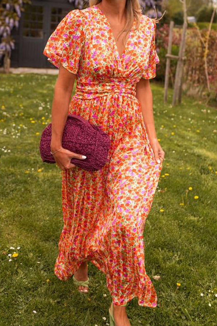Linda | Flattering Floral Dress