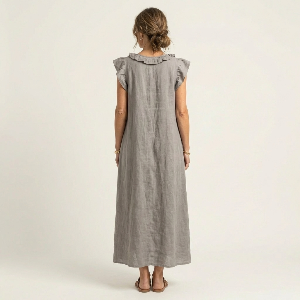 Josette | Linen Maxi Dress