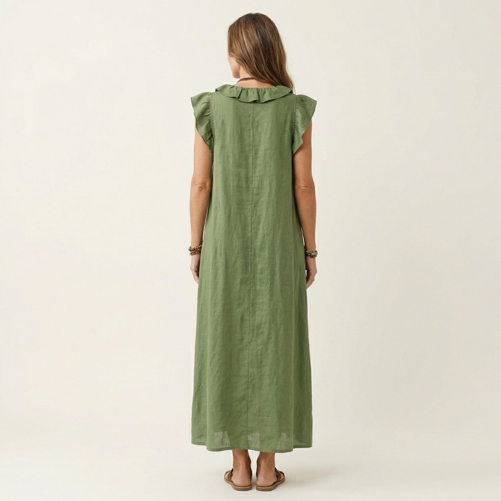 Josette | Linen Maxi Dress