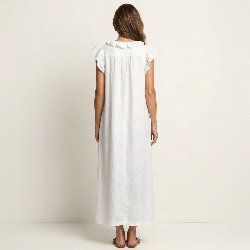 Josette | Linen Maxi Dress