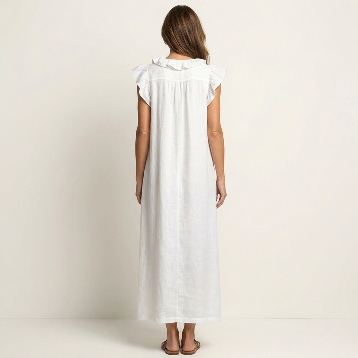 Josette | Linen Maxi Dress