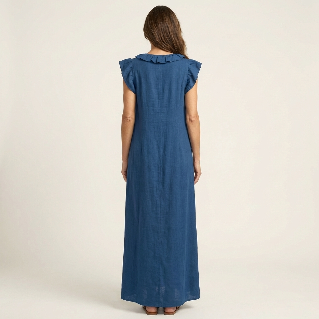 Josette | Linen Maxi Dress
