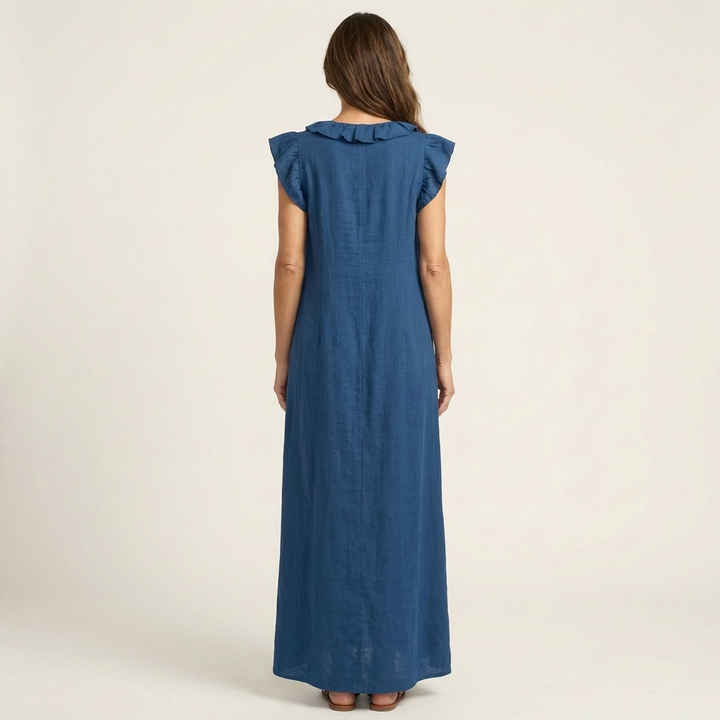 Josette | Linen Maxi Dress