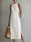 Jimena | Linen Midi Dress