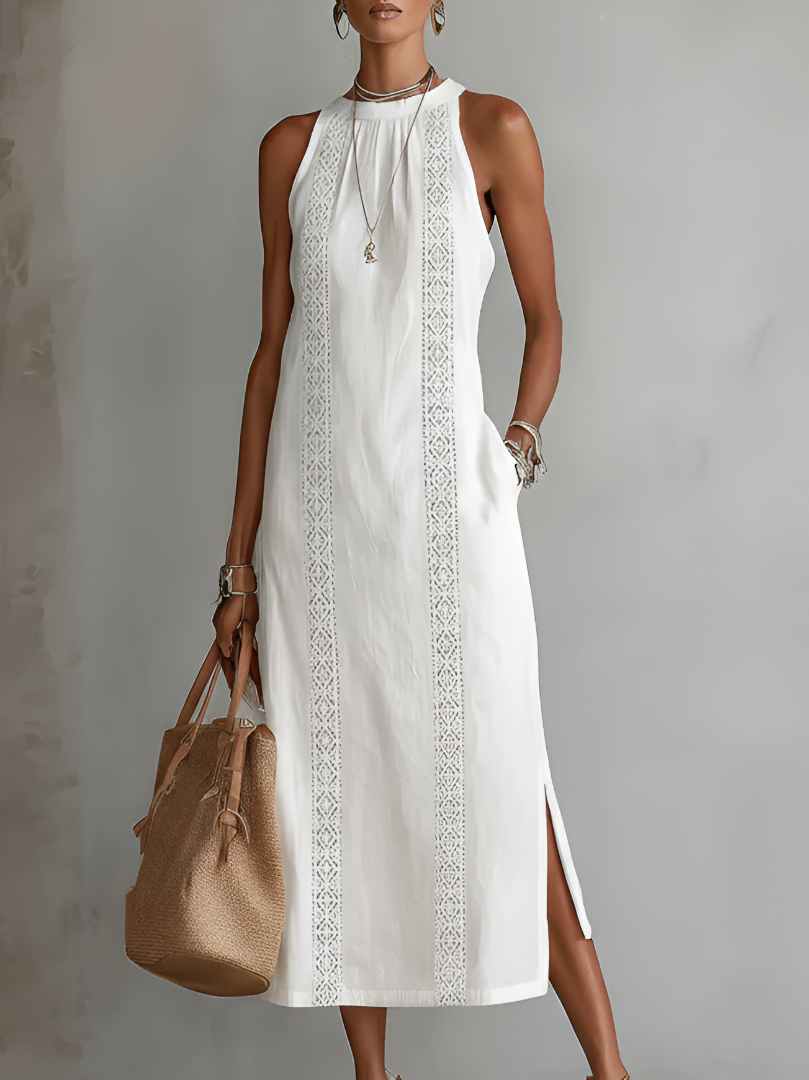 Jimena | Linen Midi Dress