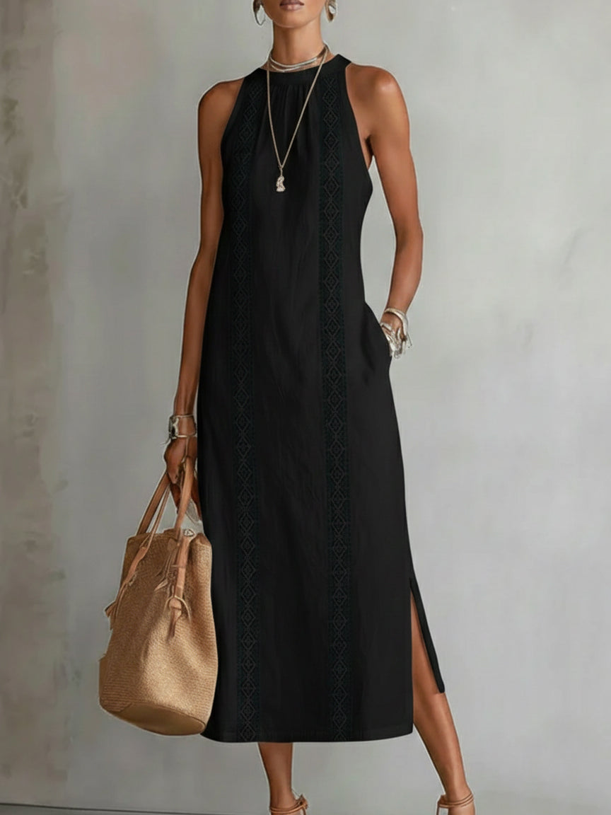 Jimena | Linen Midi Dress