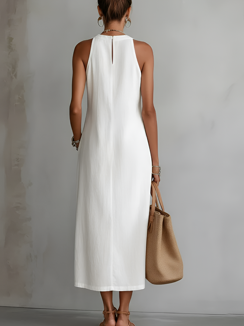 Jimena | Linen Midi Dress