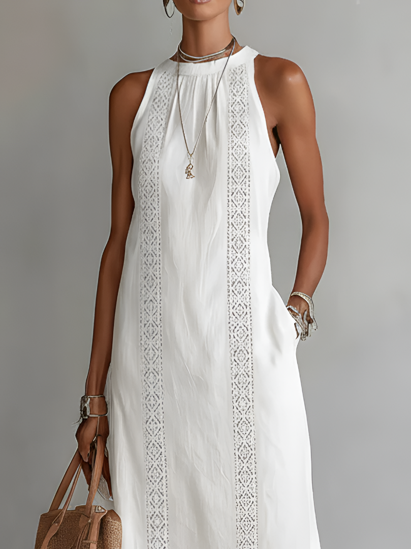 Jimena | Linen Midi Dress