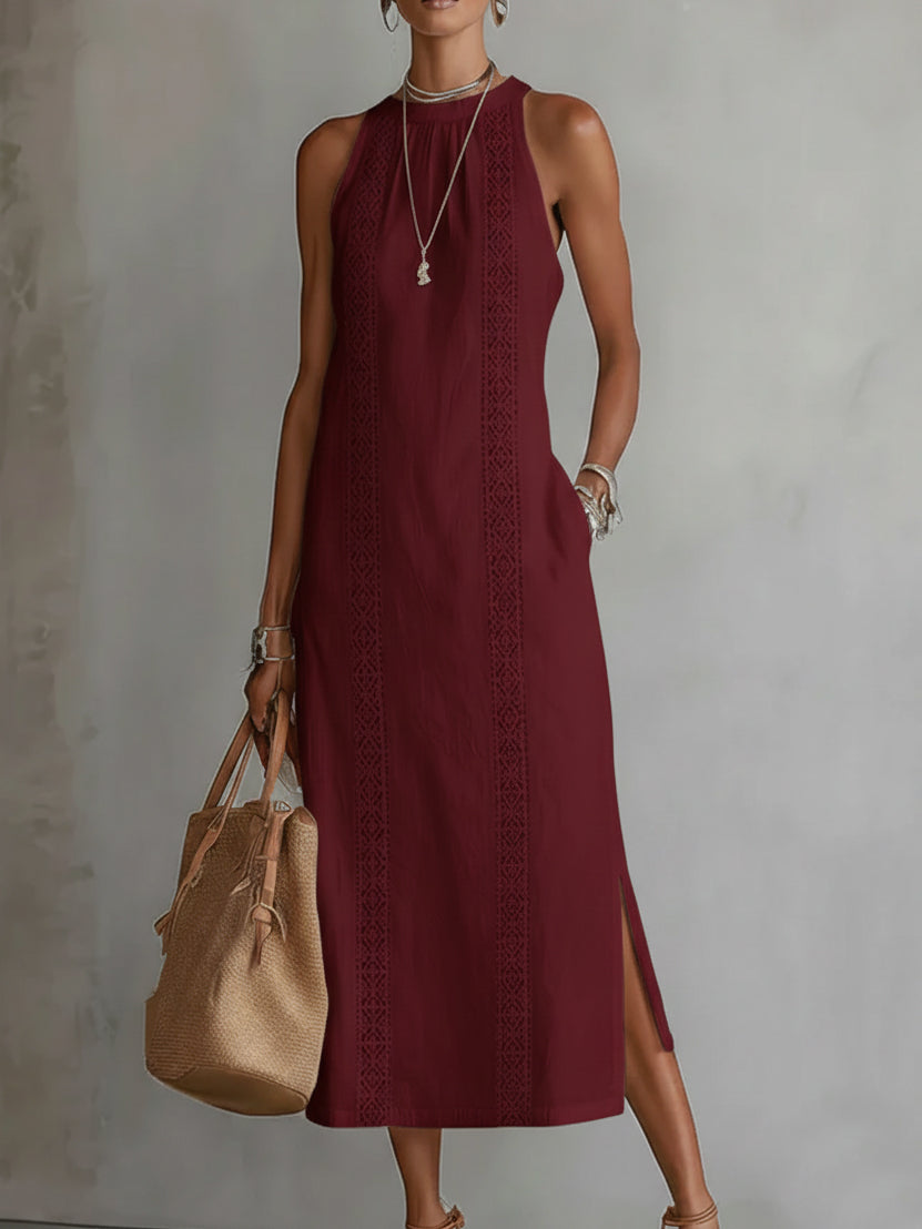 Jimena | Linen Midi Dress